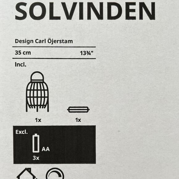 IKEA SOLVINDEN LED Floor Lamp (Larger) 13 3/4" - Picture 4 of 7